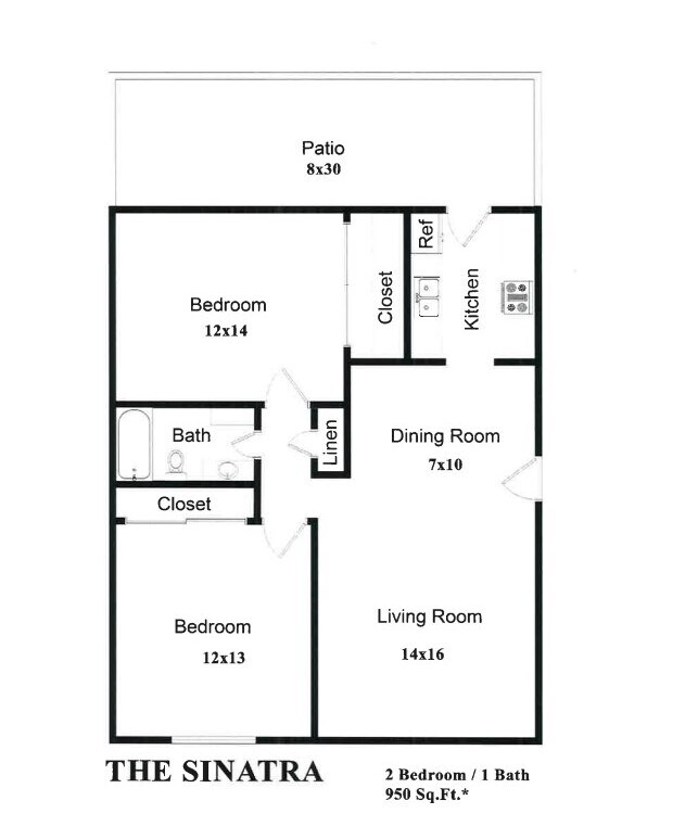 Unit 129 266 floor plan